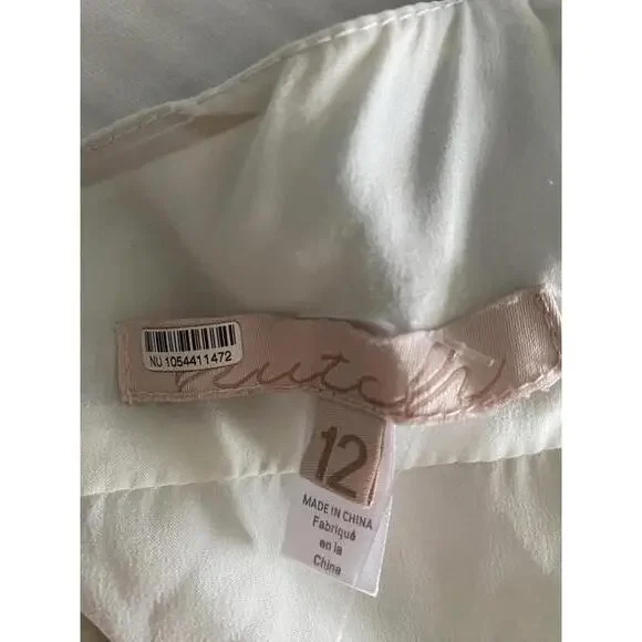 Hutch x Anthropologie - Satin Tiered Floral Maxi Dress, size 12 - Picture 12 of 14